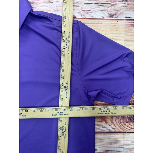 FootJoy FJ Mens Purple Golf Polo Large - Picture 6 of 6